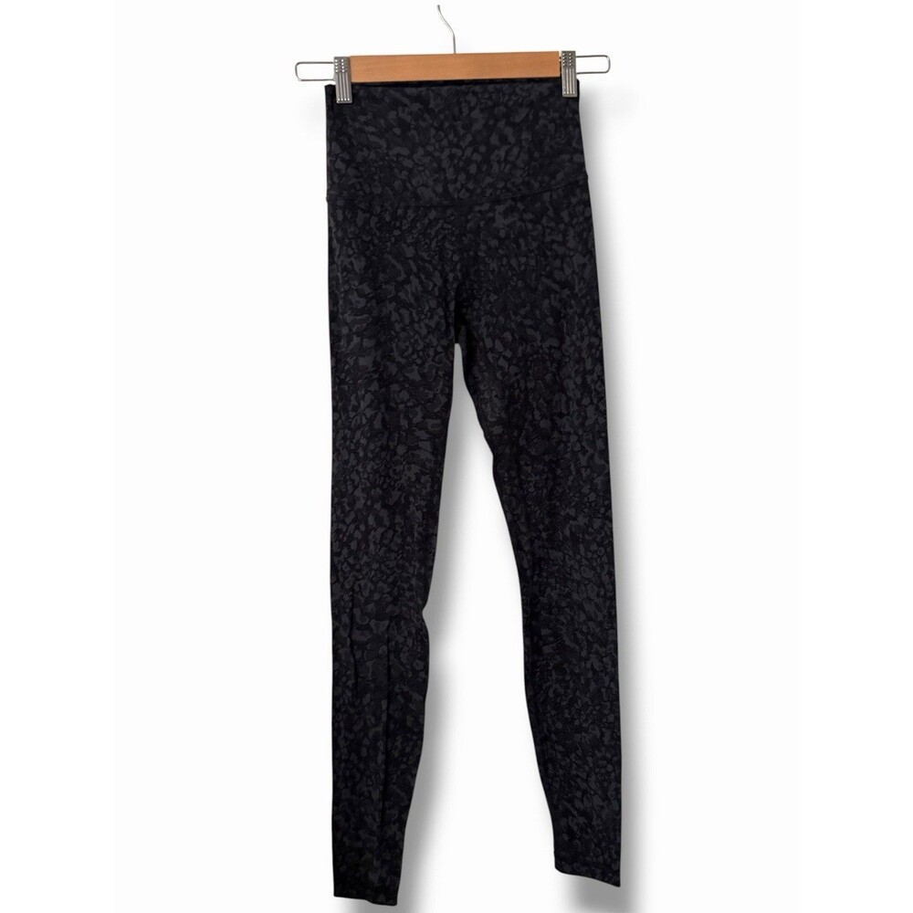 lululemon Align Pant 28" Womens Size 4 Wild Thing Camo Deep Coal Multi Nulu - Picture 4 of 11